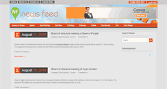 Desktop Screenshot of newsfeed.pk